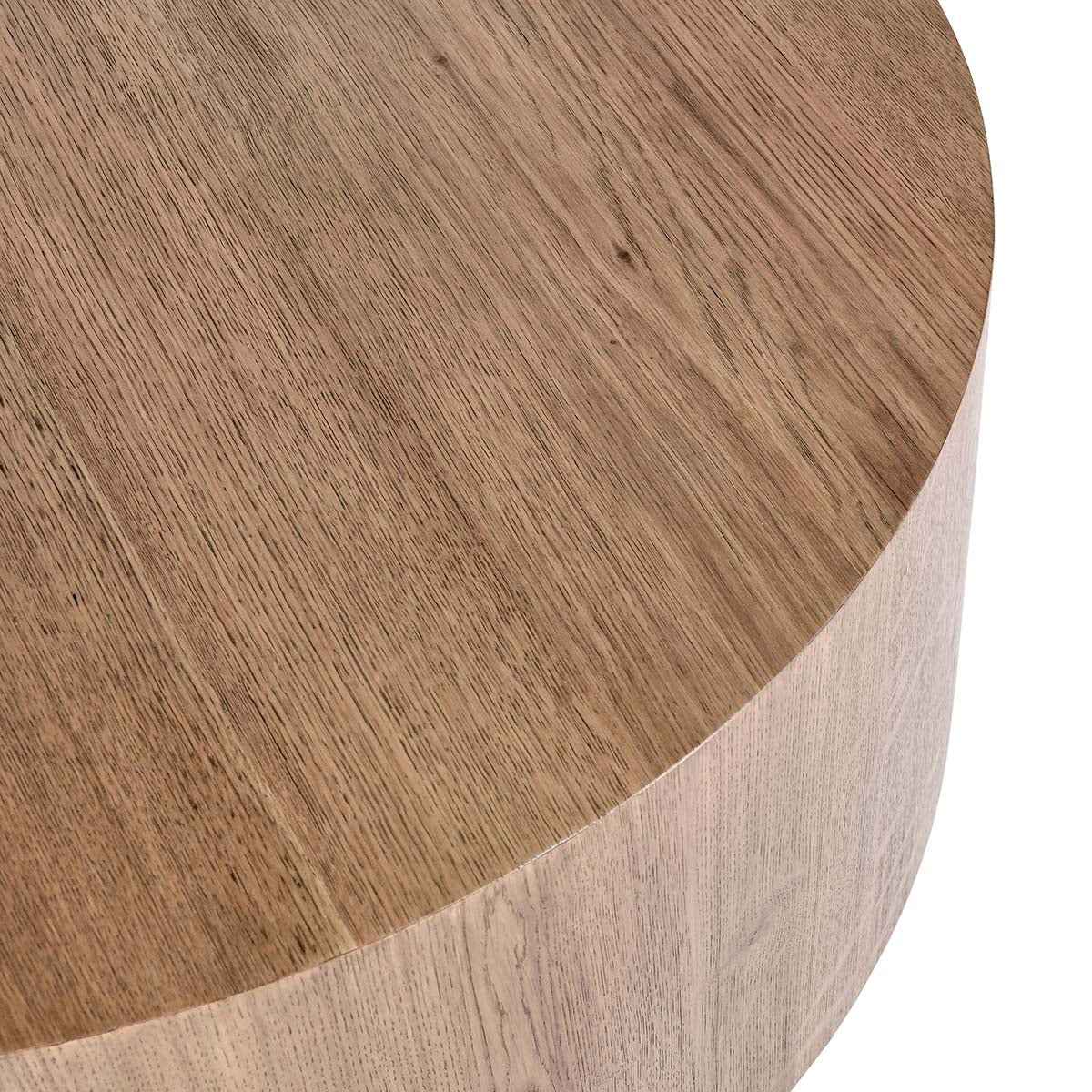 Layne Light Brown Round Coffee Table by Classic Home at Eve Furniture