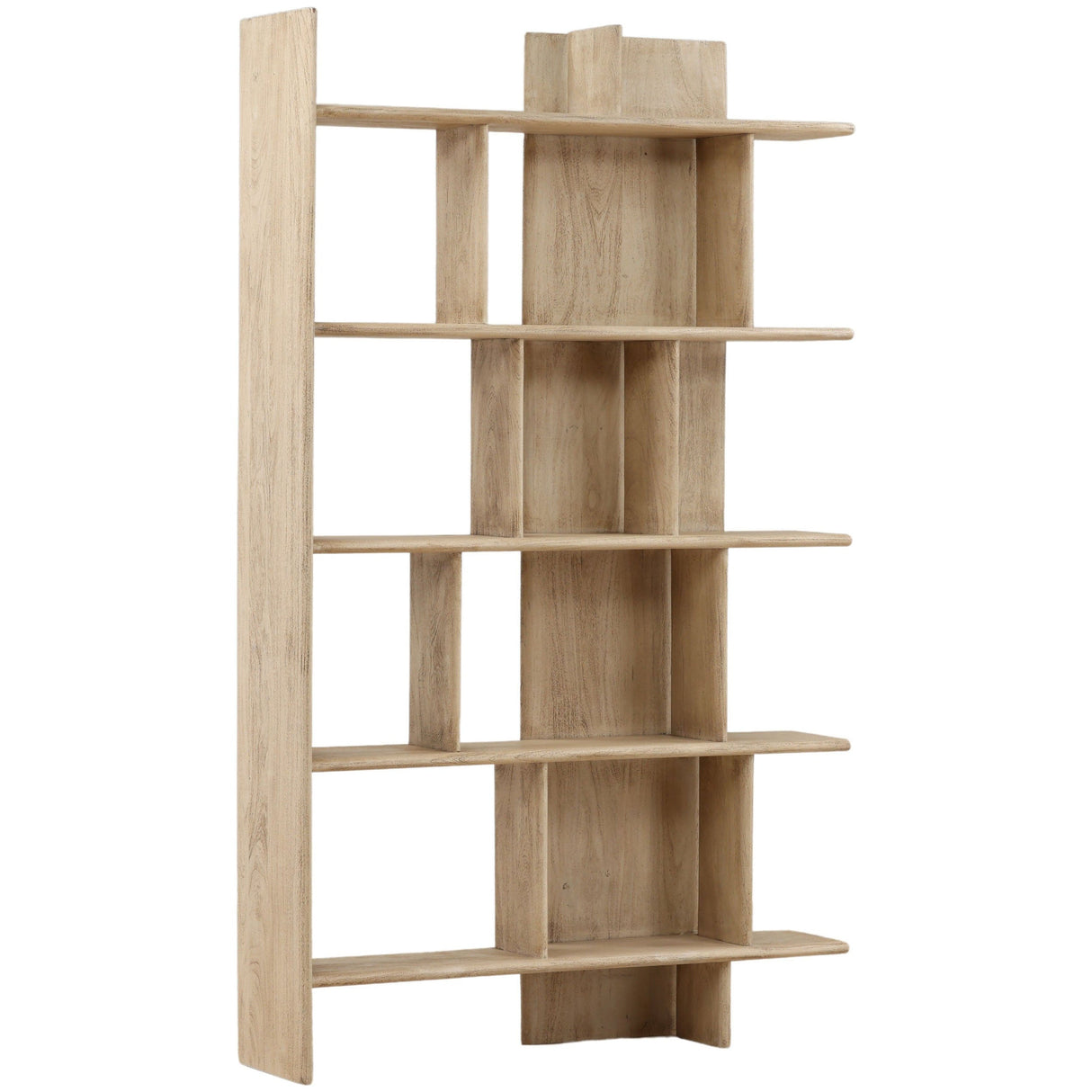 Lazarus Bookcase, Light Natural by Dovetail at Eve Furniture