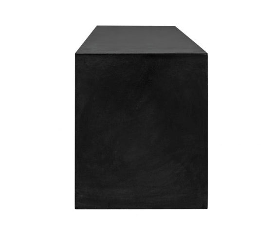 Lazarus Outdoor Bench Black by Moe's Home at Eve Furniture