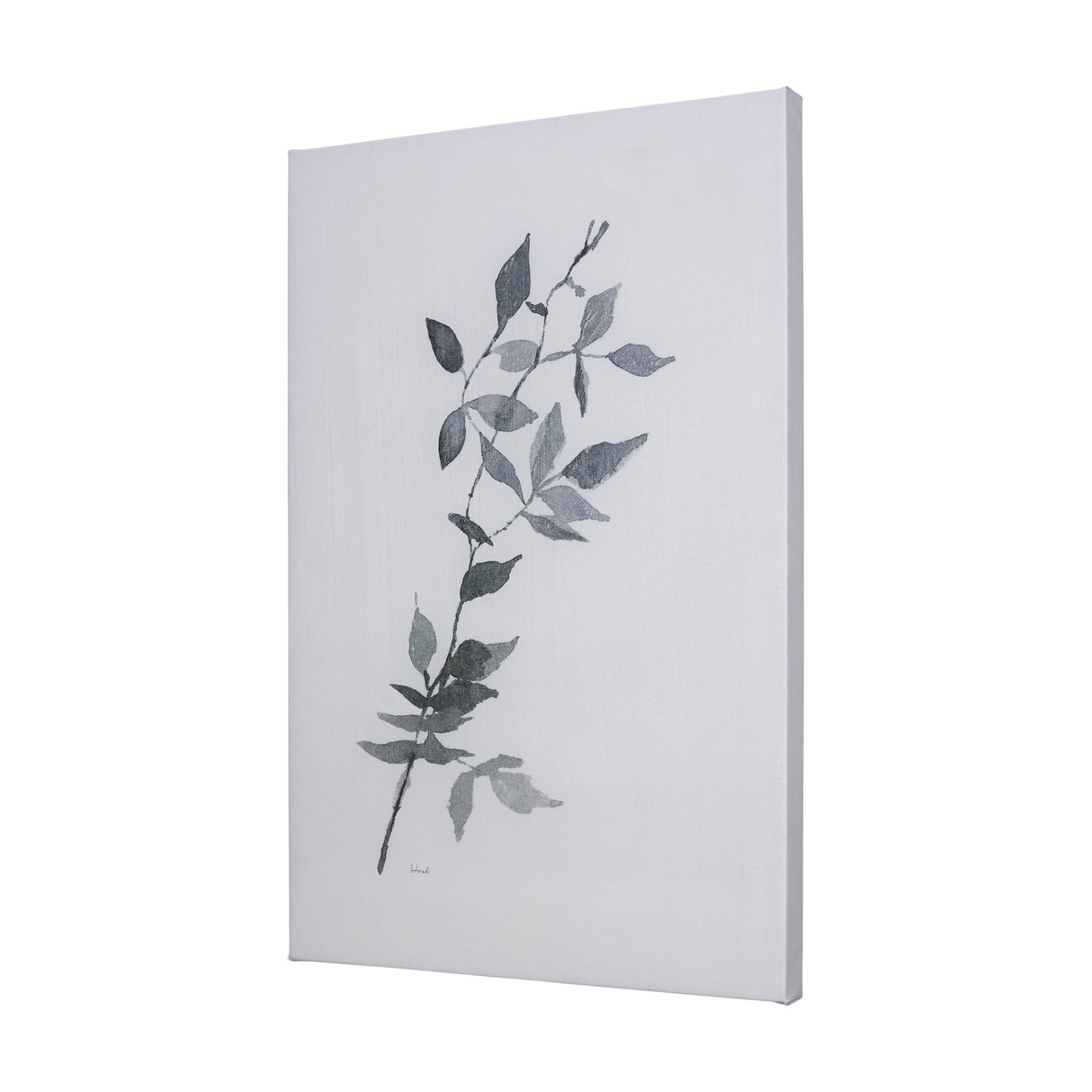 Leaf Shadow I by Mercana Studio a Hand Embellished Textured Canvas by Mercana at Eve Furniture