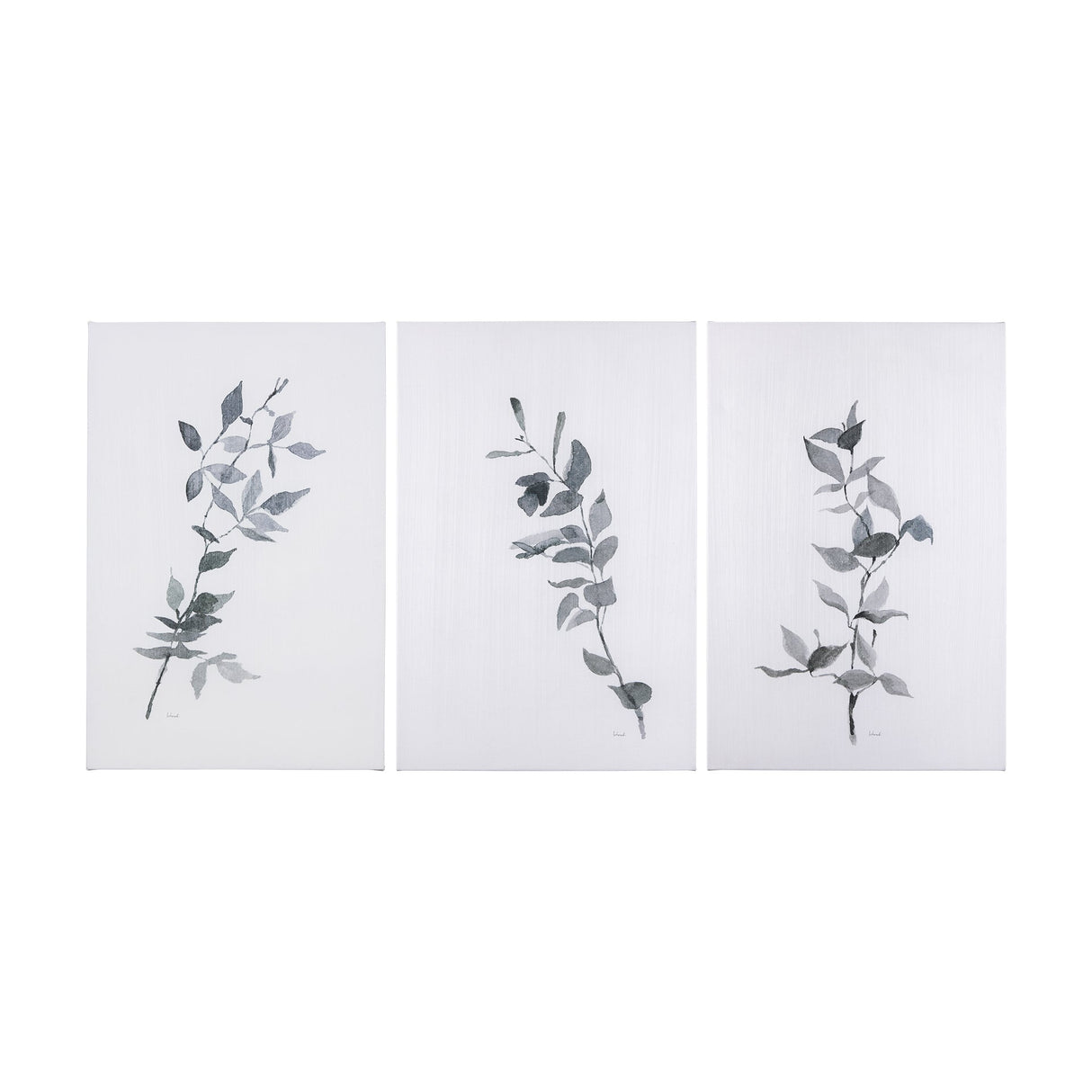 Leaf Shadow I by Mercana Studio a Hand Embellished Textured Canvas by Mercana at Eve Furniture
