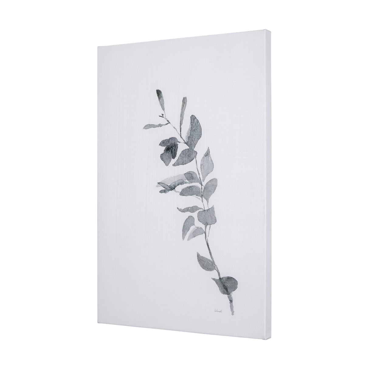 Leaf Shadow III by Mercana Studio a Hand Embellished Textured Canvas by Mercana at Eve Furniture