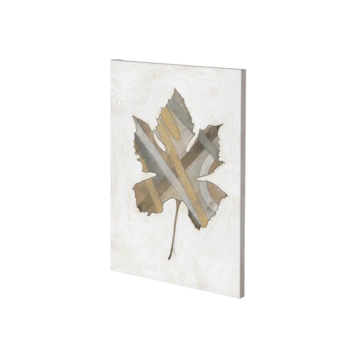 Leafy Patterns 4 by Filippo Ioco a Hand Embellished Textured Canvas by Mercana at Eve Furniture