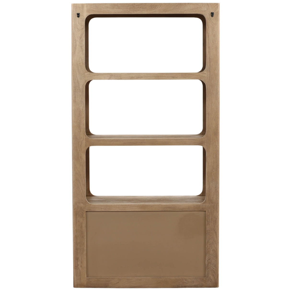 Leandra Bookcase, Natural by Dovetail at Eve Furniture
