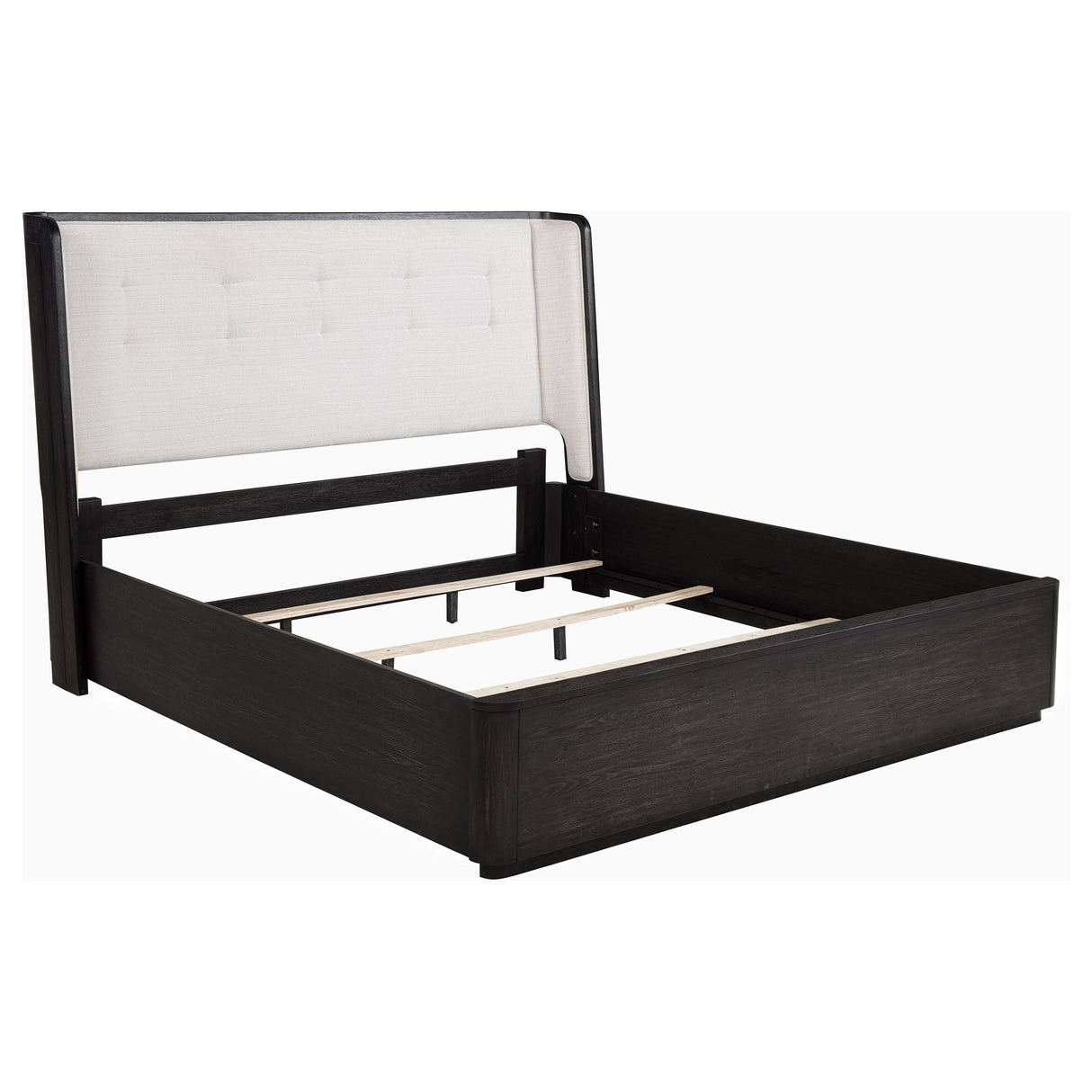Leandro Black 4-Piece California King Bedroom Set Burnished by Coaster at Eve Furniture