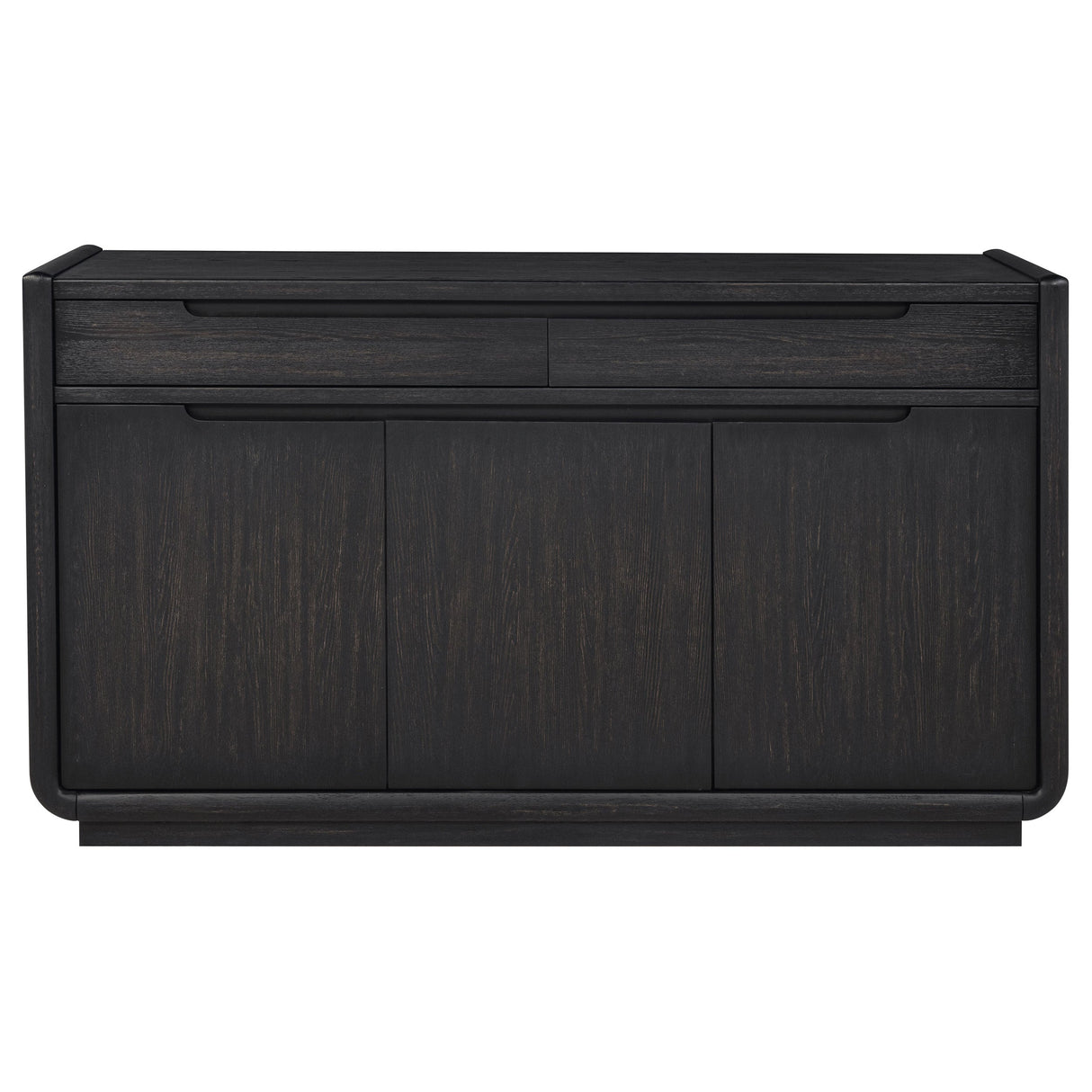 Leandro Burnished Black 2-drawer Dining Sideboard Server by Coaster at Eve Furniture