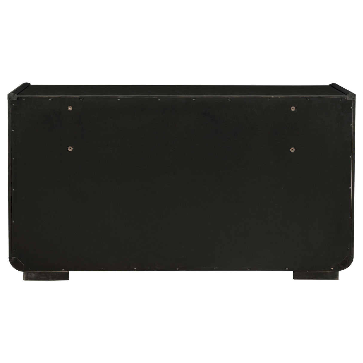 Leandro Burnished Black 8-drawer Bedroom Dresser Cabinet by Coaster at Eve Furniture
