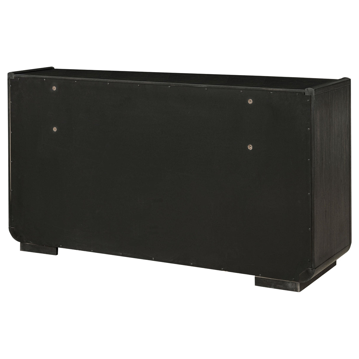 Leandro Burnished Black 8-drawer Bedroom Dresser Cabinet by Coaster at Eve Furniture