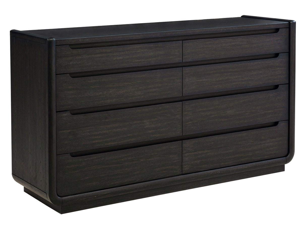 Leandro Burnished Black 8-drawer Bedroom Dresser Cabinet by Coaster at Eve Furniture