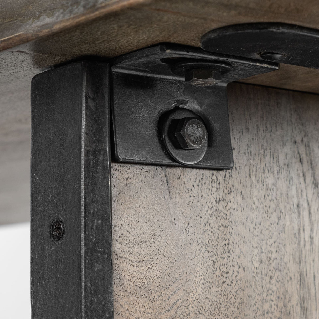 Ledger II 70L x 17W x 30H Live-Edge Wooden Brown Console Table by Mercana at Eve Furniture
