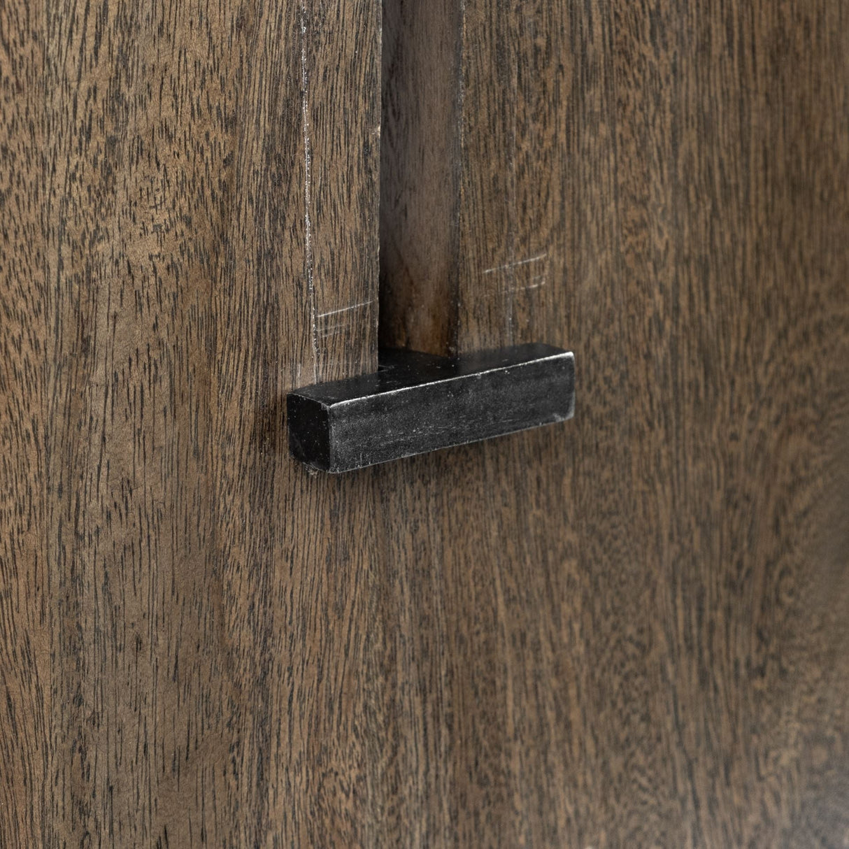 Ledger II 70L x 17W x 30H Live-Edge Wooden Brown Console Table by Mercana at Eve Furniture