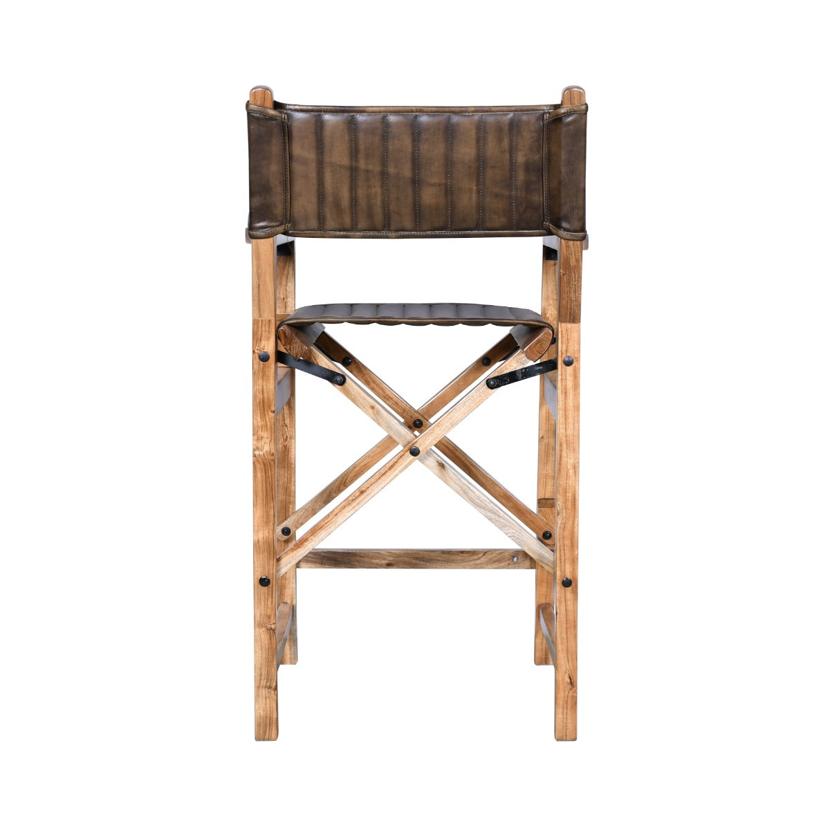Leeds 23" Folding Counter Chair in Antique Whiskey by Home Trends & Design at Eve Furniture