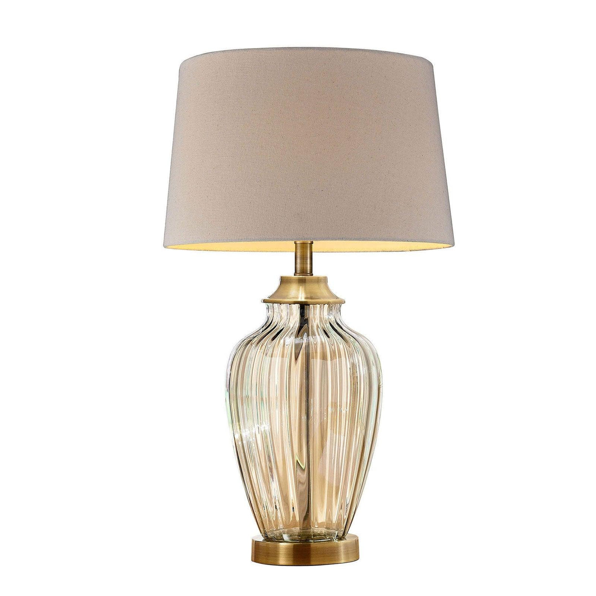 Lee Gold/Clear Table Lamp by Furniture of America at Eve Furniture