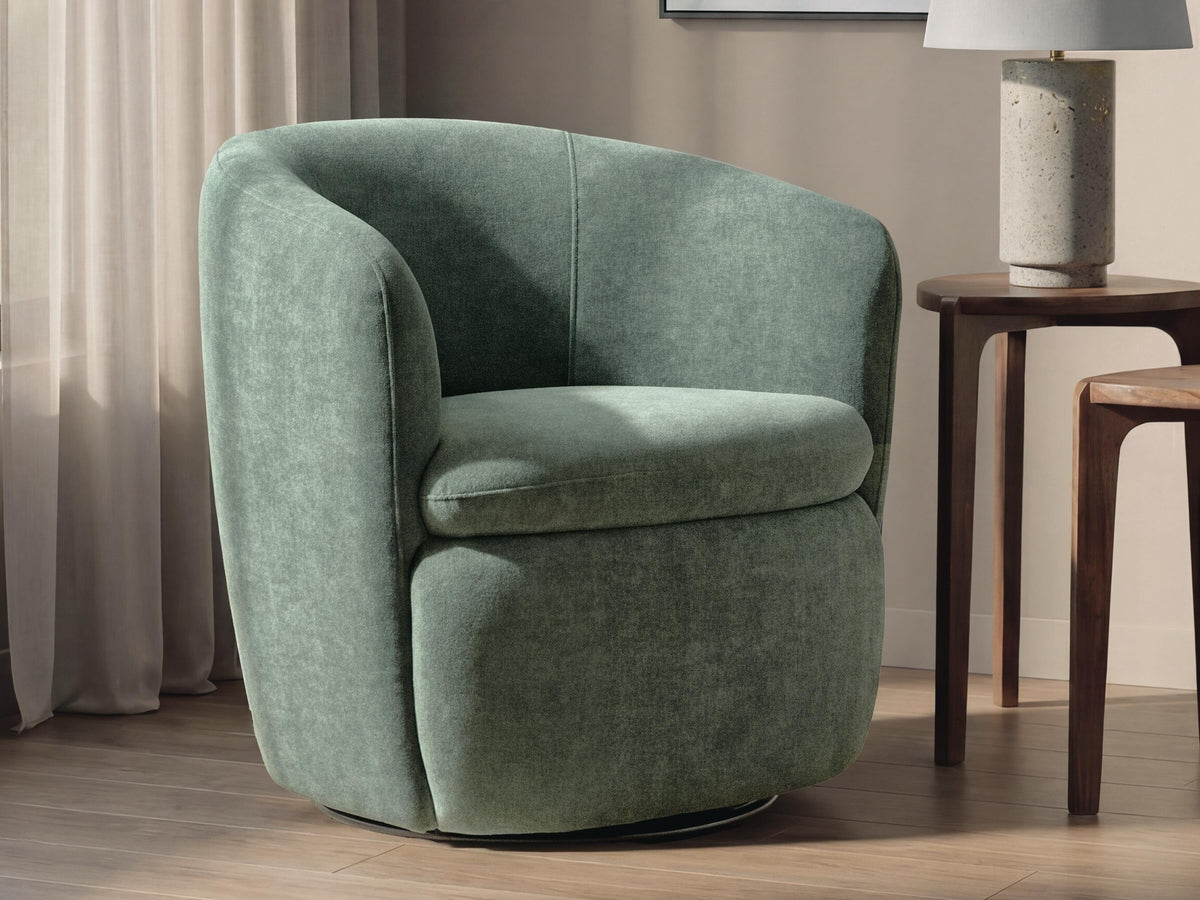 Leemont Juniper Swivel Accent Chair by Ashley at Eve Furniture