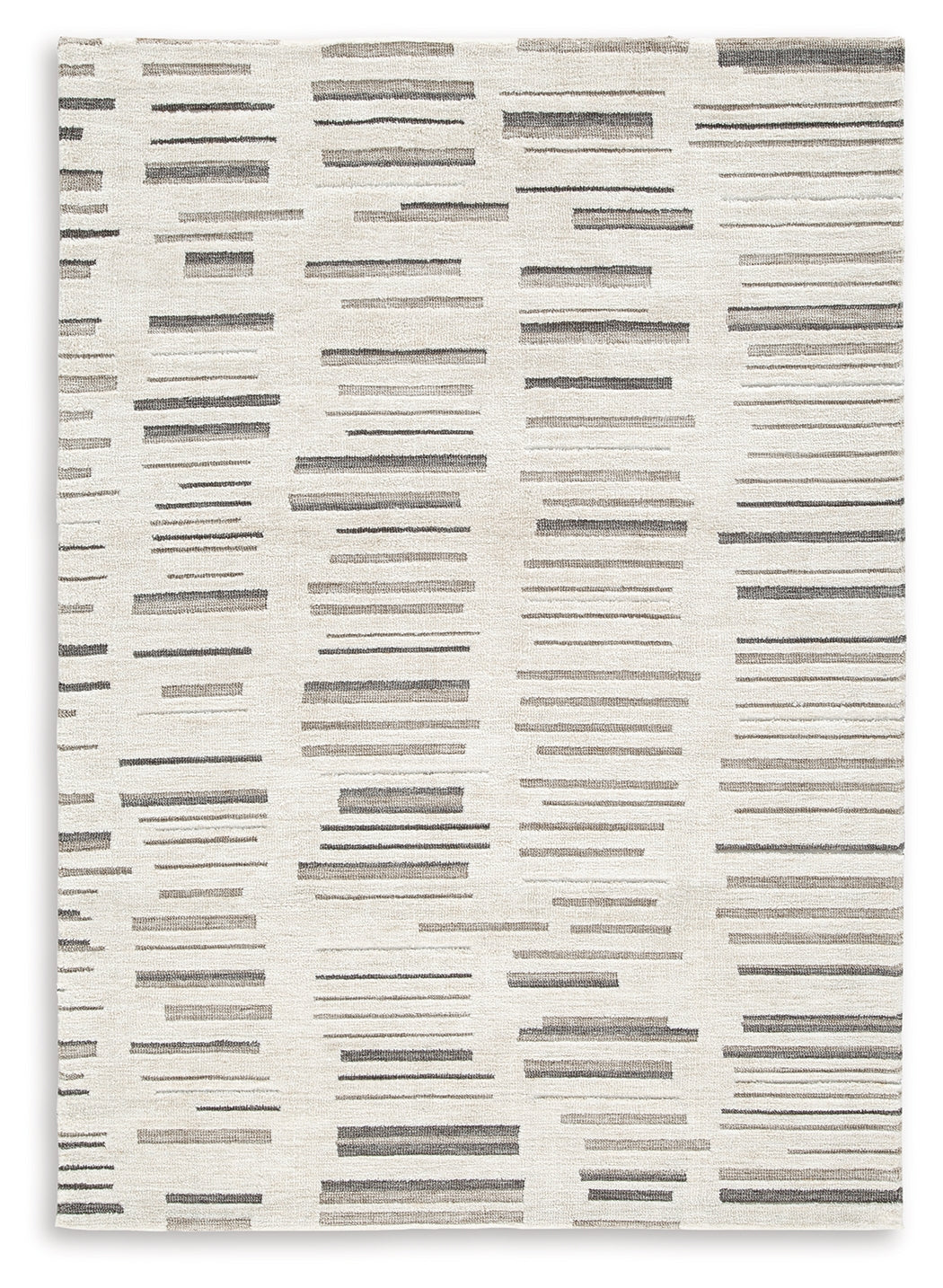 Leesdale Ivory/Brown/Black 5' x 7' Rug by Ashley at Eve Furniture