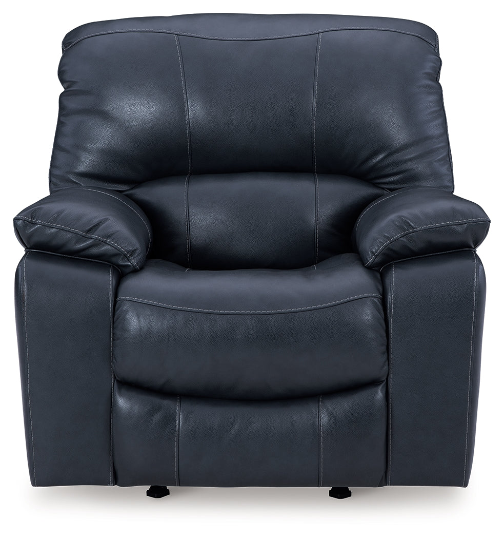 Leesworth Ocean Power Reclining Set by Ashley at Eve Furniture