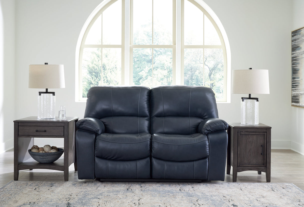 Leesworth Ocean Power Reclining Set by Ashley at Eve Furniture