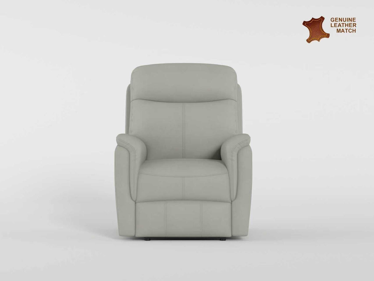 Leif Light Gray Power Reclining Chair