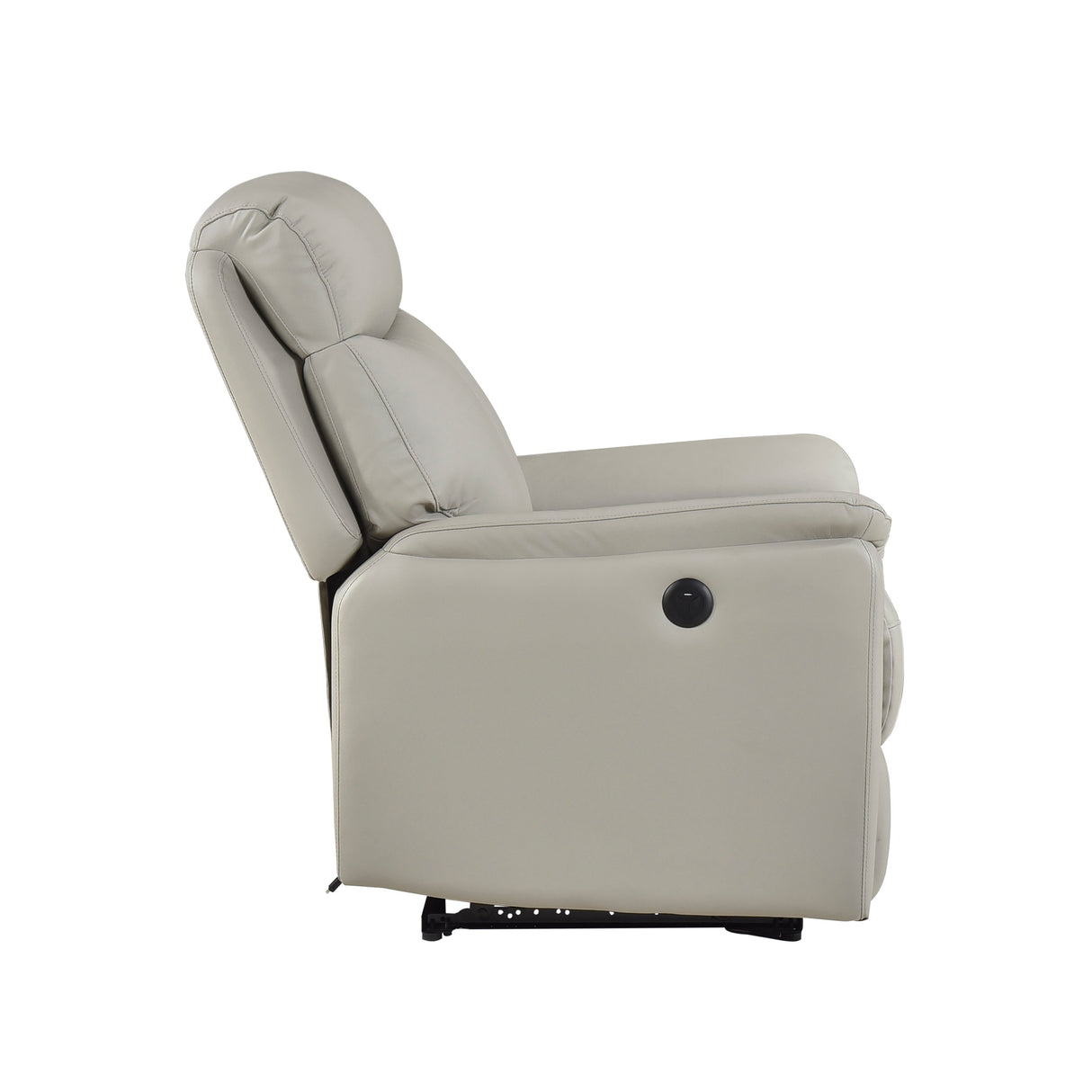 Leif Light Gray Power Reclining Chair