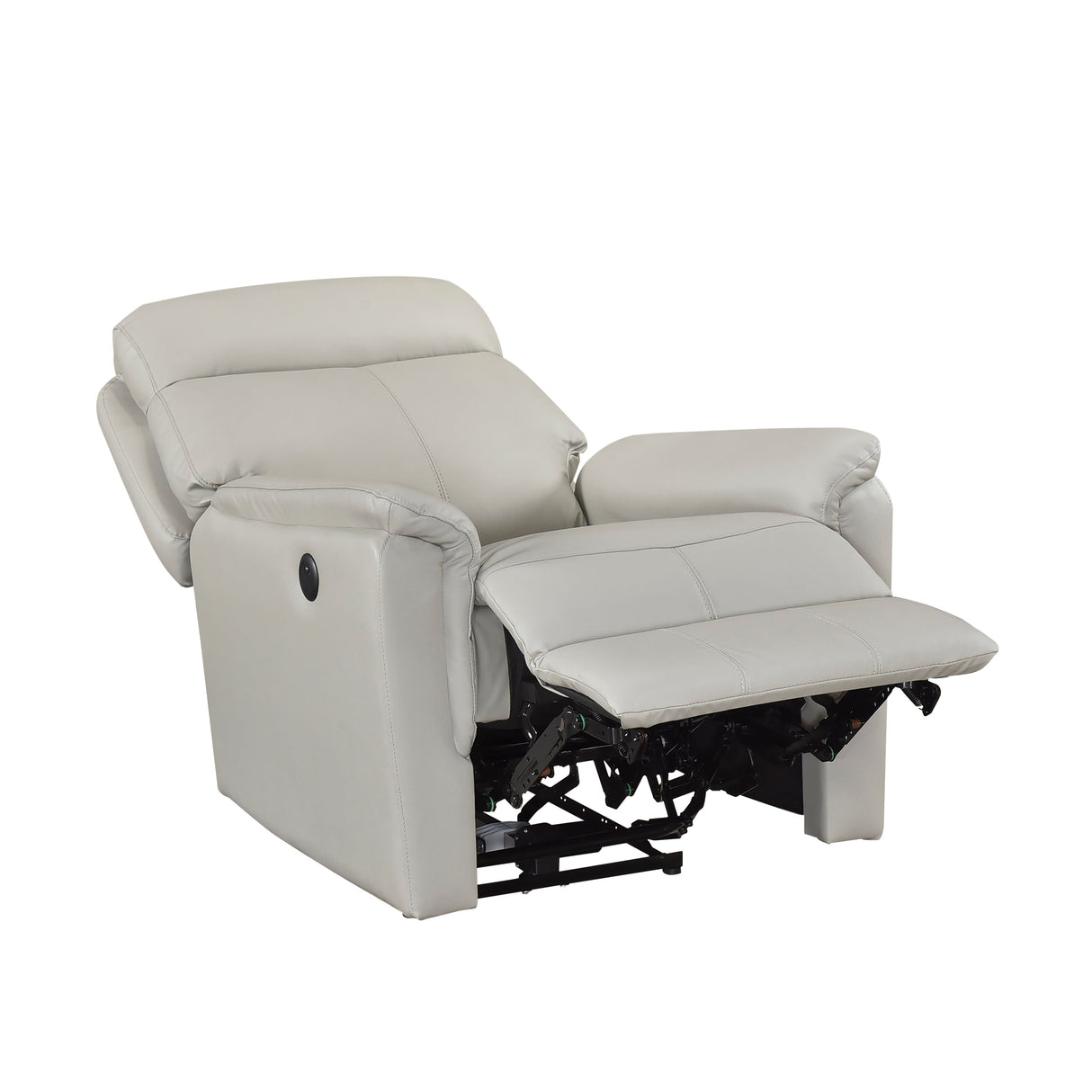 Leif Light Gray Power Reclining Chair