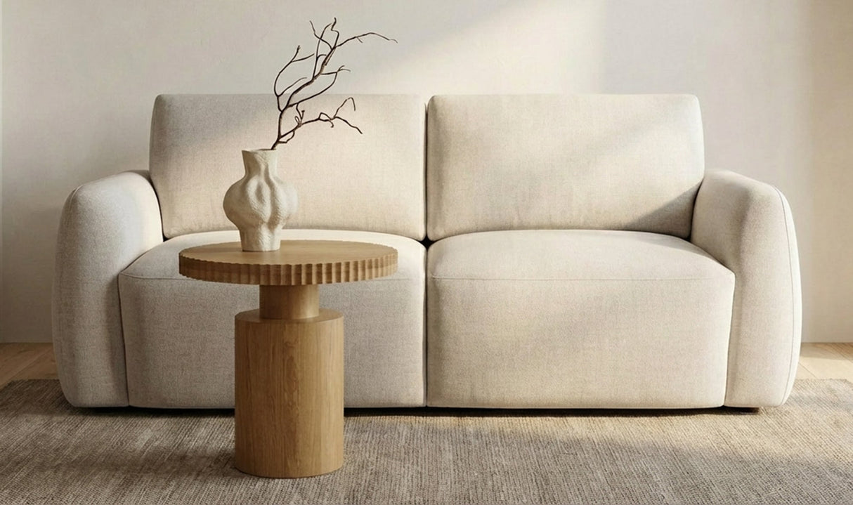 Leigh Side Table Brown by Moe's Home at Eve Furniture