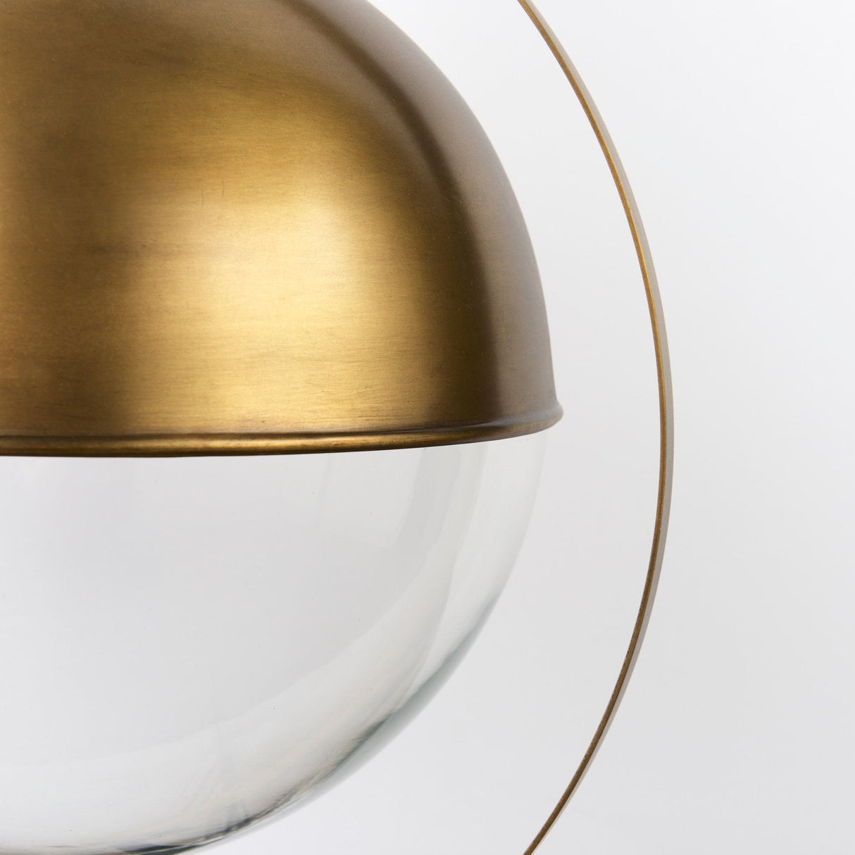 Leighton I 15x20 Gold Toned Metal Spherical Pendant Light by Mercana at Eve Furniture
