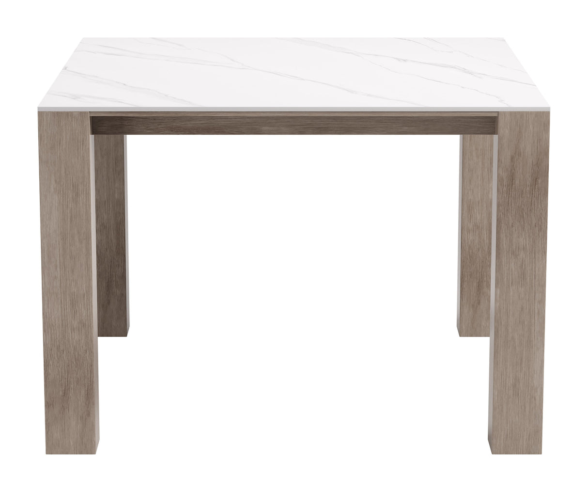 Leilani White Outdoor Square Dining Table (42") by Zuomod at Eve Furniture