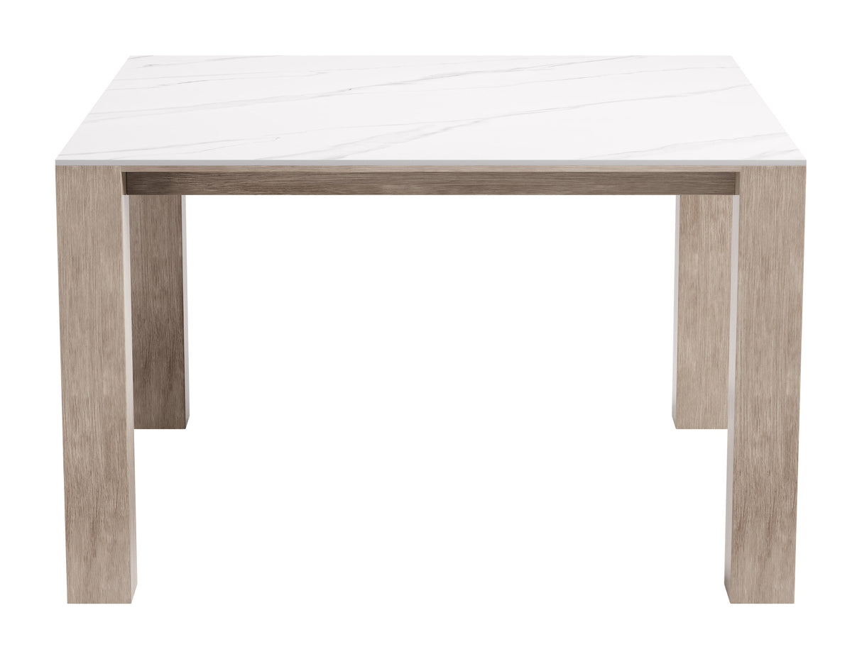 Leilani White Outdoor Square Dining Table (48") by Zuomod at Eve Furniture