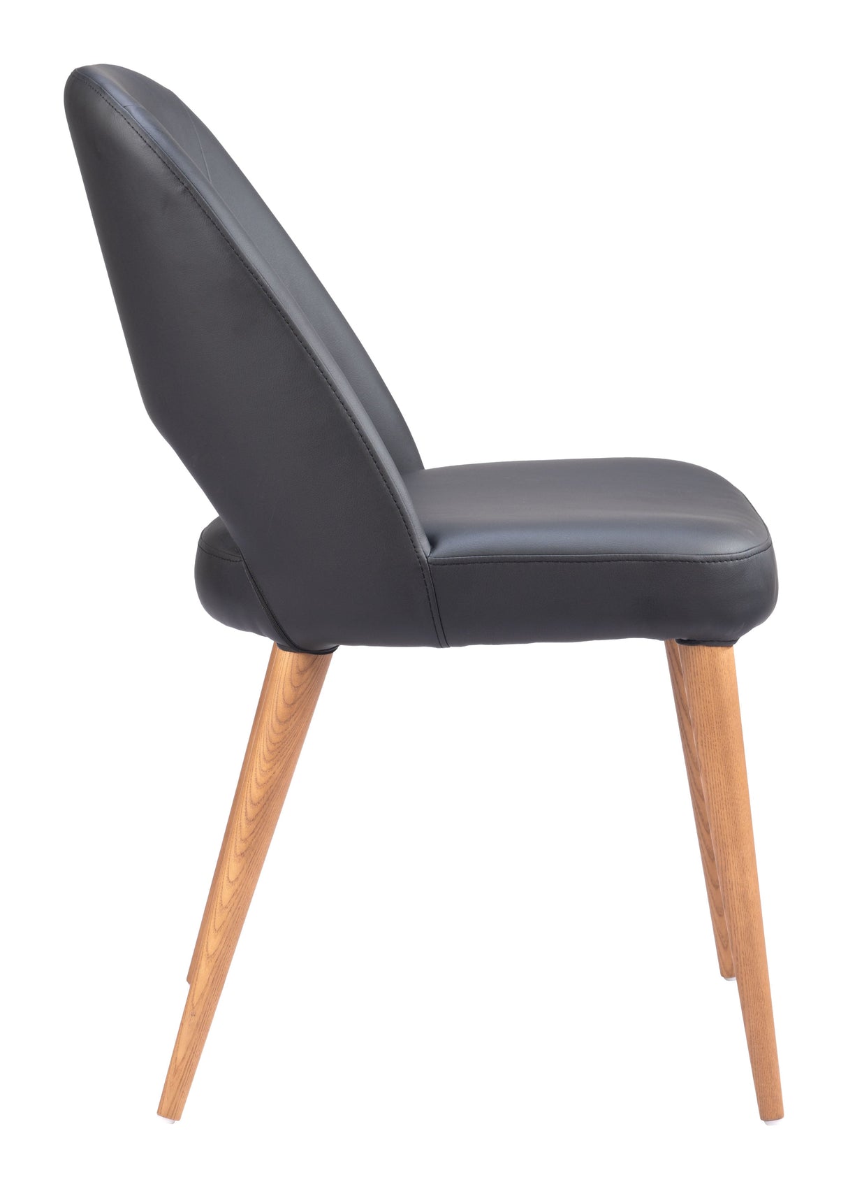 Leith Black Dining Chair (Set of 2) by Zuomod at Eve Furniture