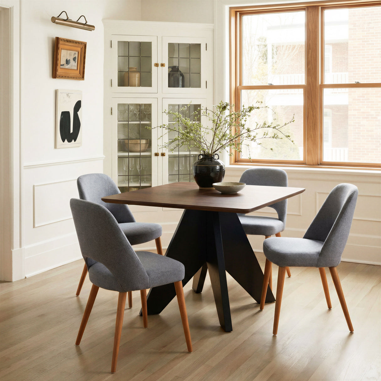 Leith Gray Dining Chair (Set of 2) by Zuomod at Eve Furniture
