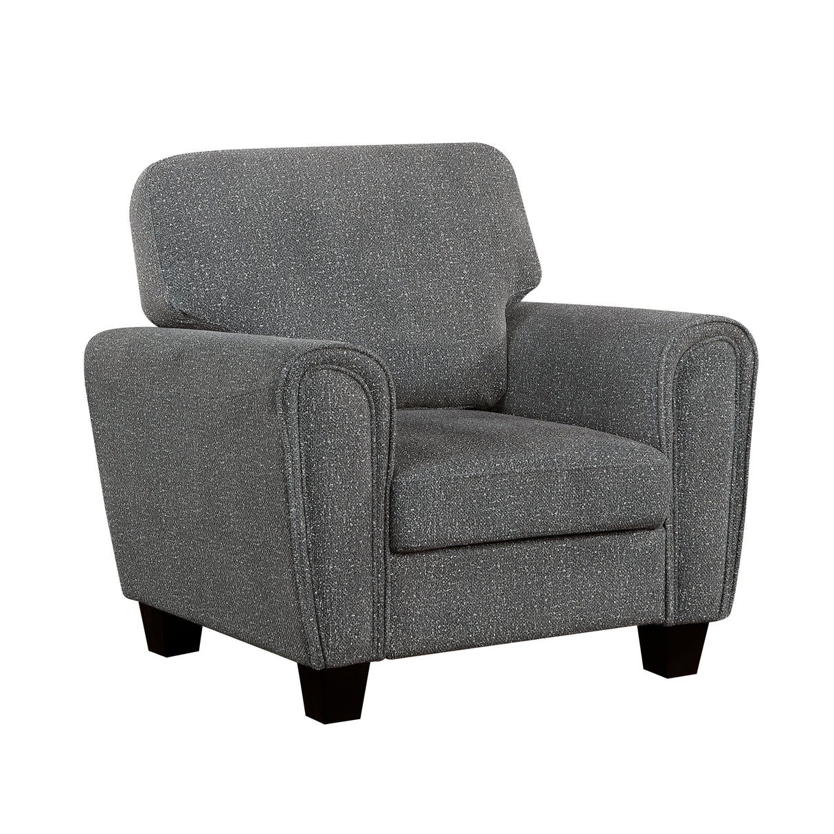 Lemond Dark Gray Gray Chair by Homelegance at Eve Furniture