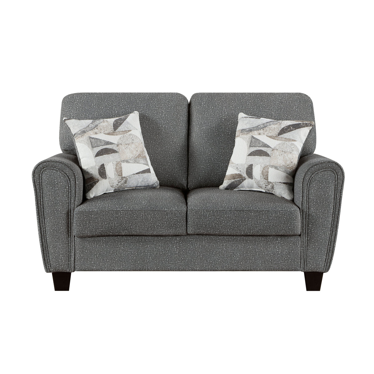 Lemond Dark Gray Sofa and Loveseat by Homelegance at Eve Furniture