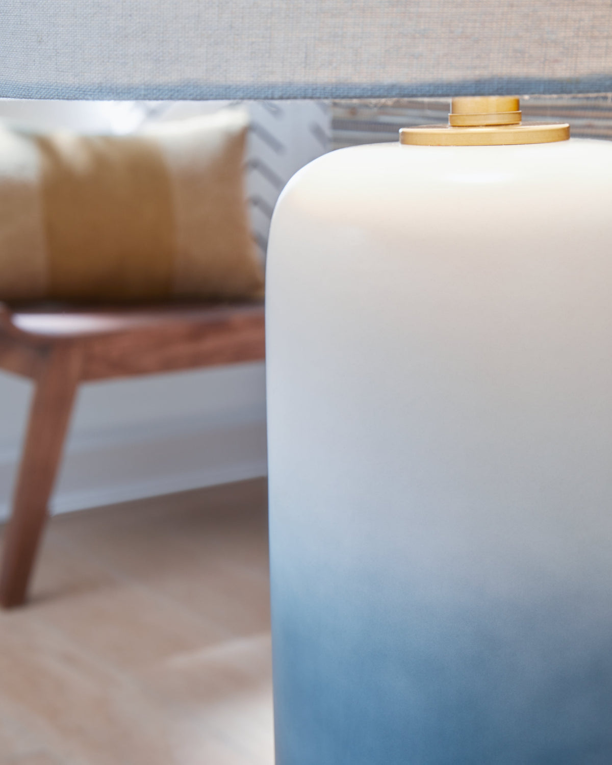 Lemrich 2-Piece Table Lamp Set in White/Teal by Ashley at Eve Furniture