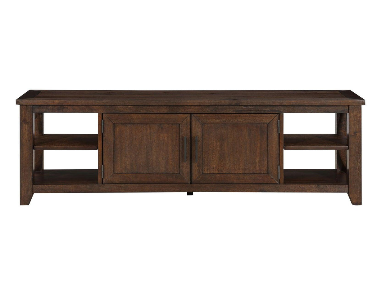 Lenka Brown 64-inch TV Stand by Steve Silver at Eve Furniture