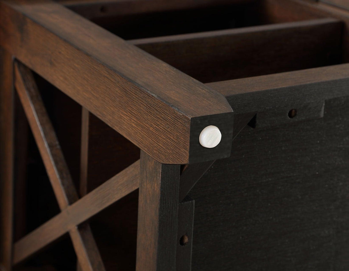 Lenka Brown 64-inch TV Stand by Steve Silver at Eve Furniture