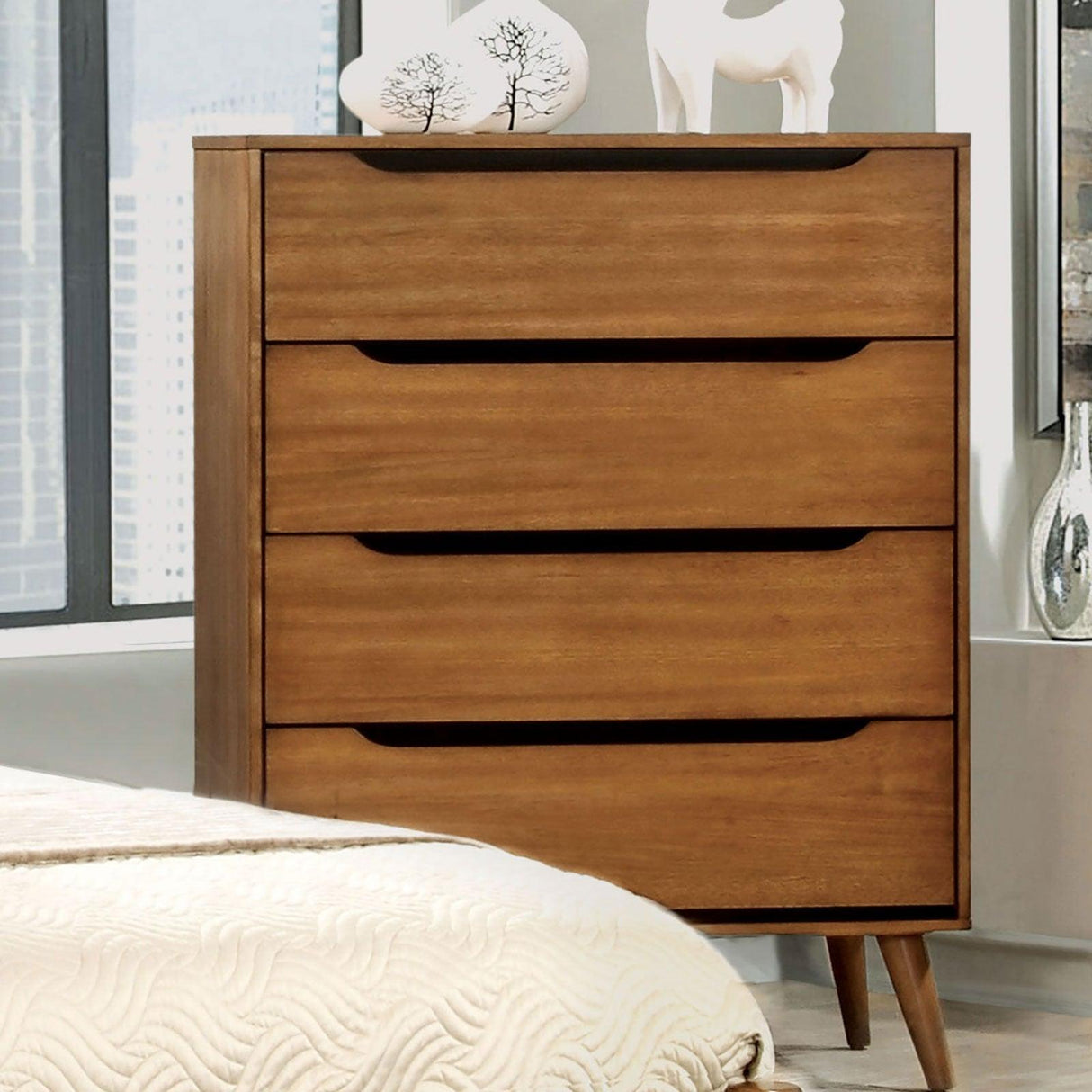 Lennart Oak Chest by Furniture of America at Eve Furniture