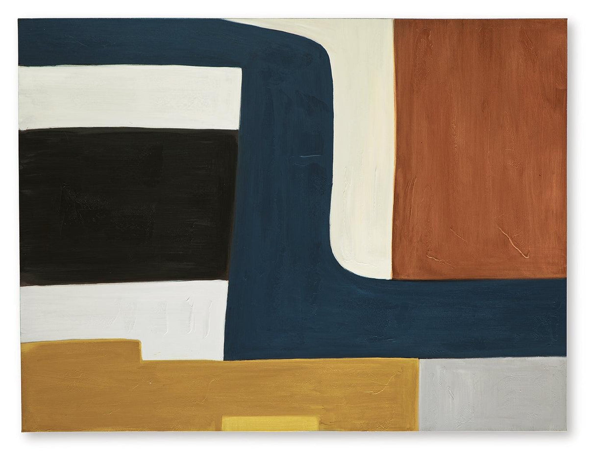 Lennmen Multi Wall Art by Ashley at Eve Furniture