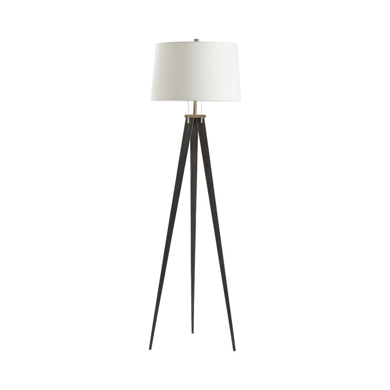Lennon Bronze/Gold Floor Lamp by Crestview at Eve Furniture