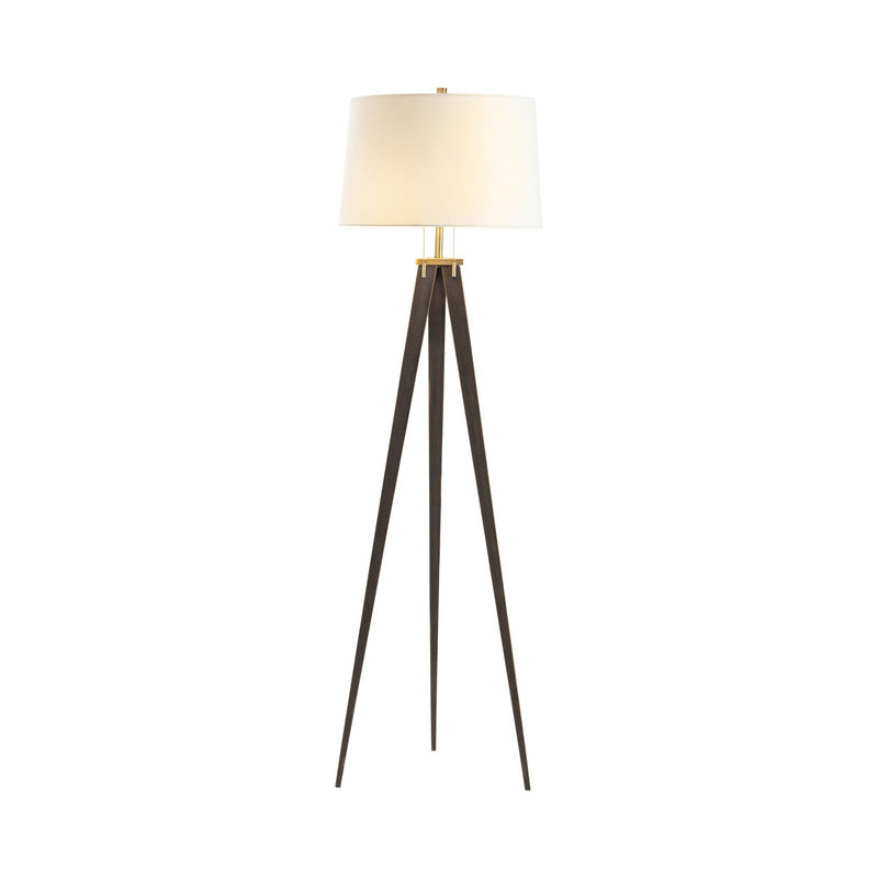 Lennon Bronze/Gold Floor Lamp by Crestview at Eve Furniture