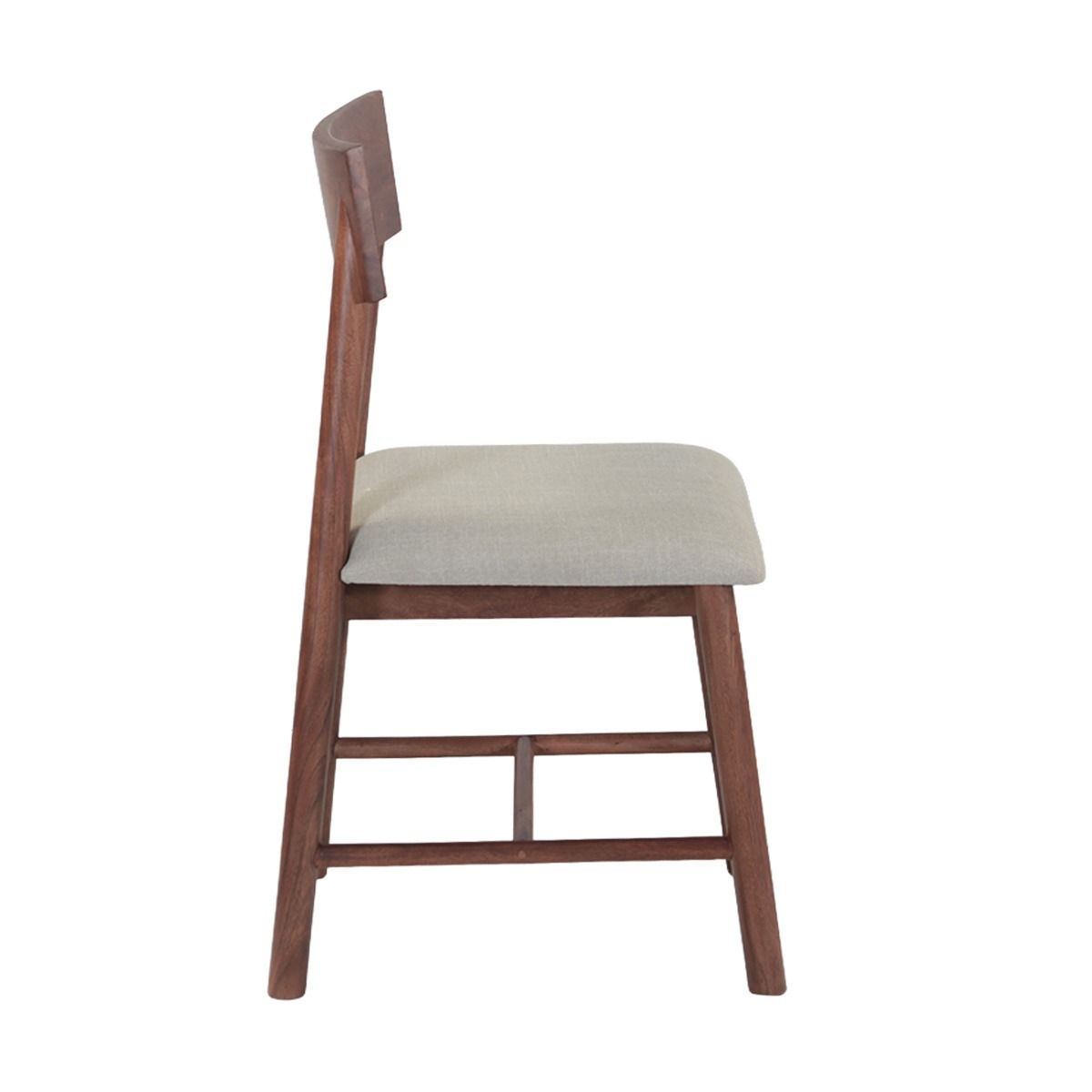 Lenox 18" Upholstered Dining Chair in Walnut by Home Trends & Design at Eve Furniture