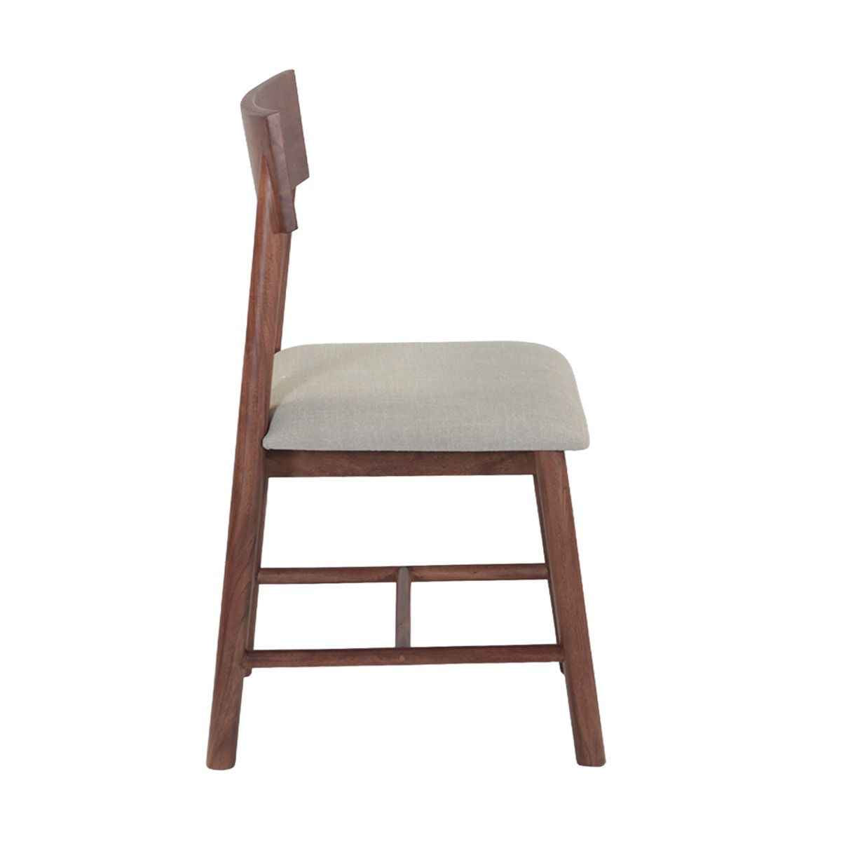 Lenox 18" Upholstered Dining Chair in Walnut by Home Trends & Design at Eve Furniture