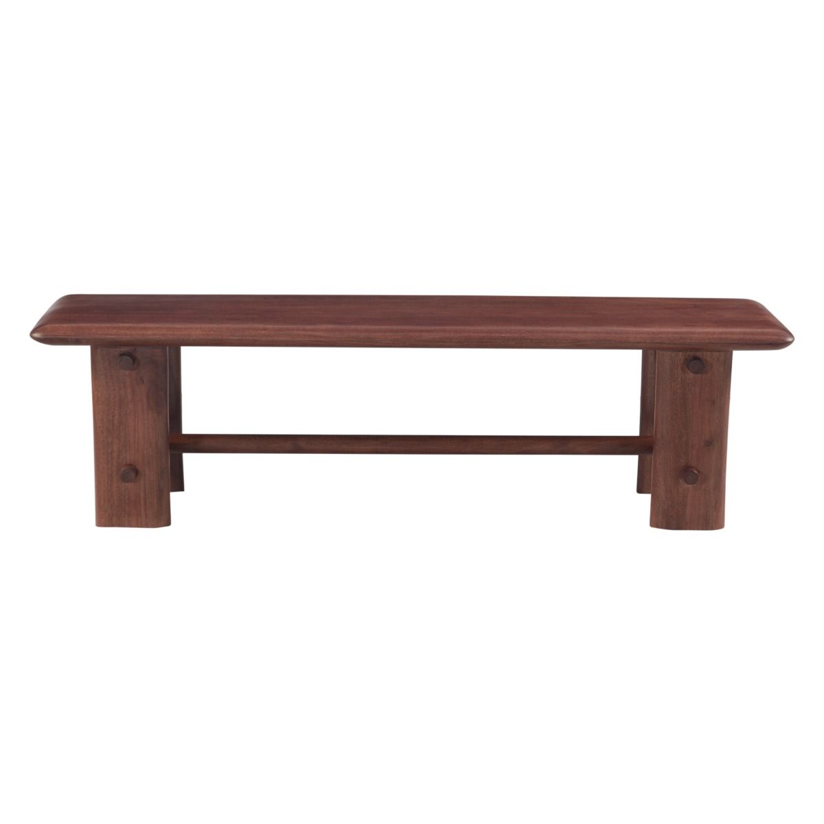 Lenox Loch 64" Bench in Walnut by Home Trends & Design at Eve Furniture