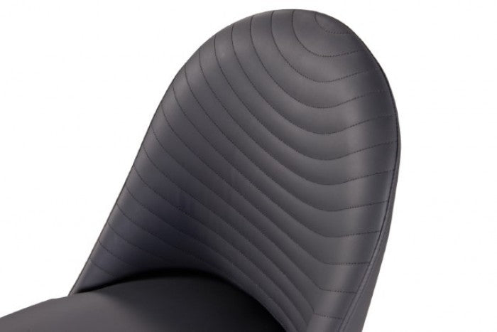 Lenvik Black/White Side Chair Set of 2 by Furniture of America at Eve Furniture