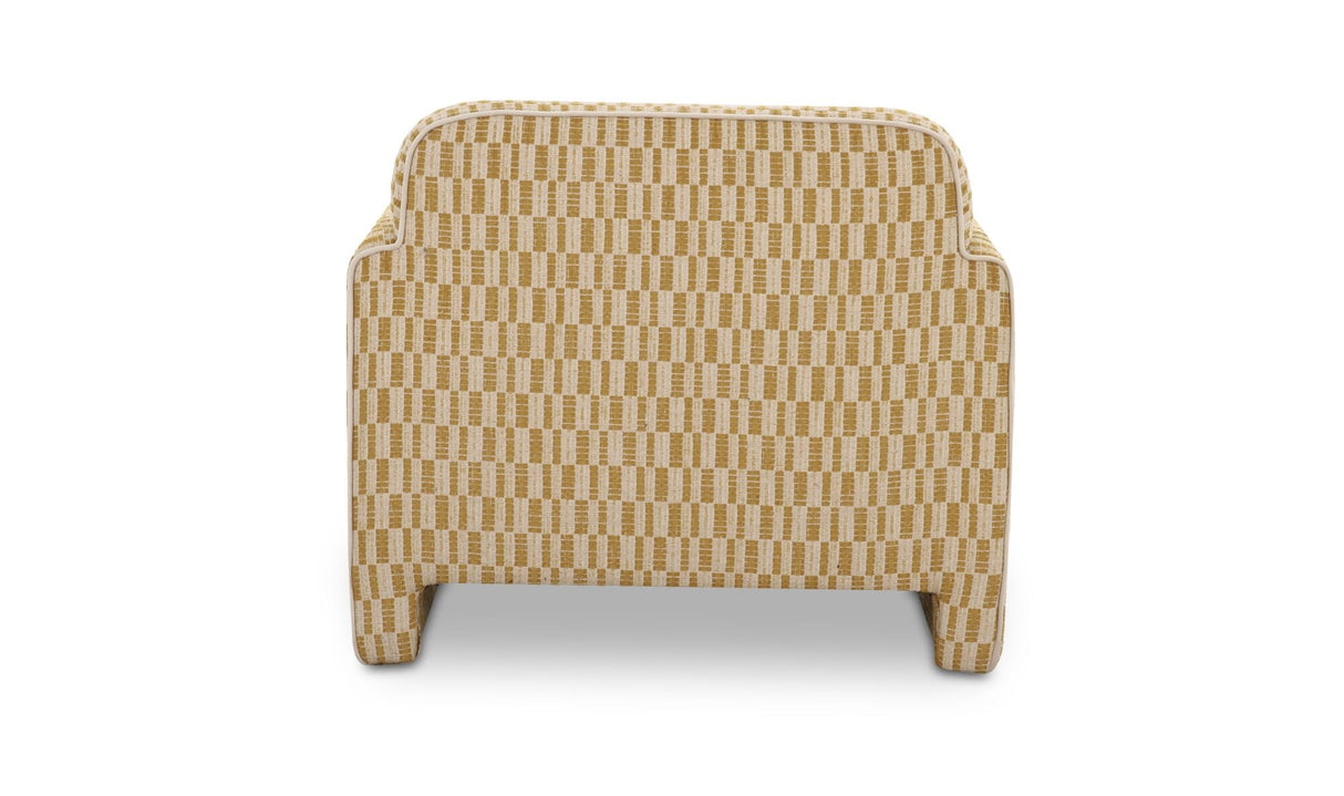 Leo Accent Chair Chartreuse by Moe's Home at Eve Furniture