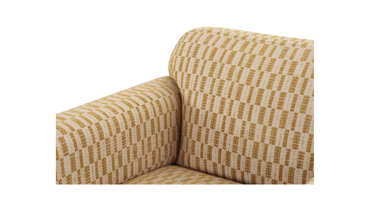 Leo Accent Chair Chartreuse by Moe's Home at Eve Furniture