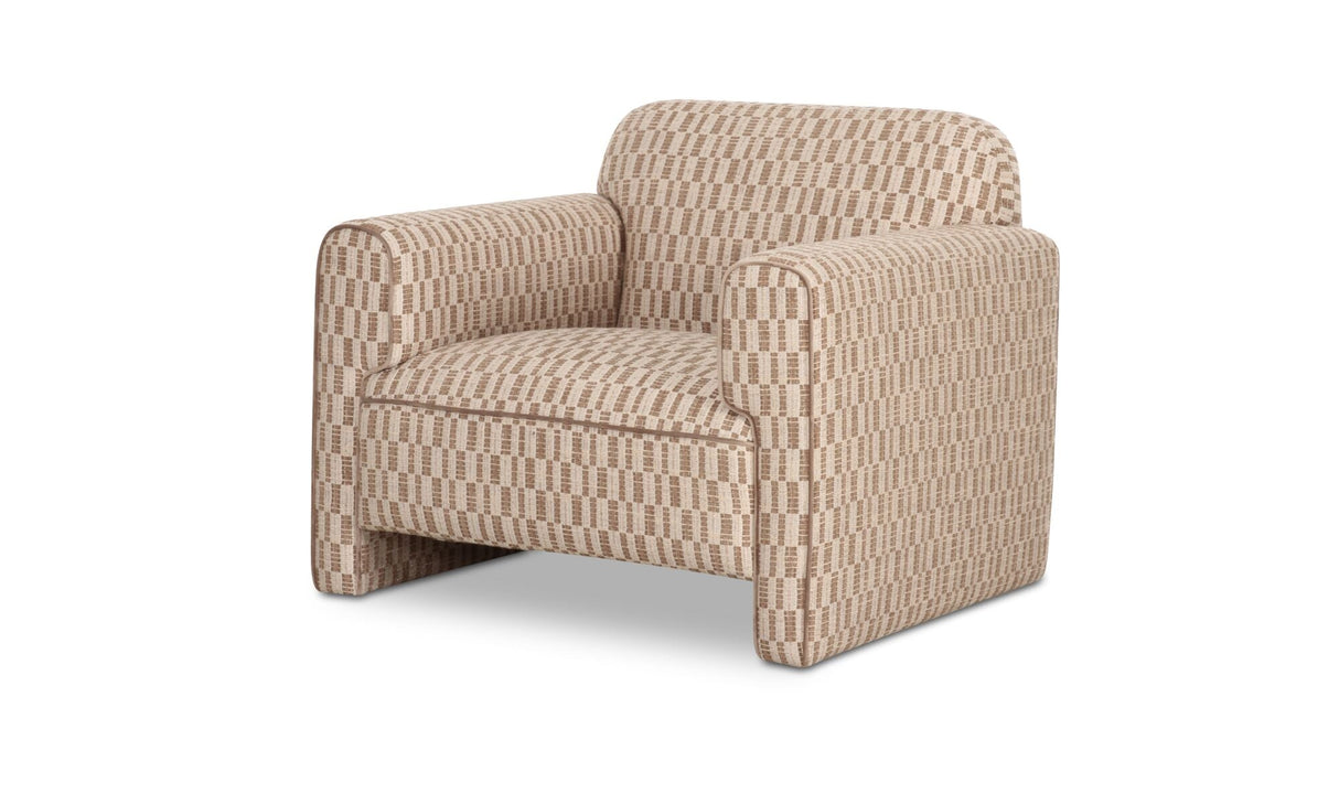 Leo Accent Chair Taupe by Moe's Home at Eve Furniture