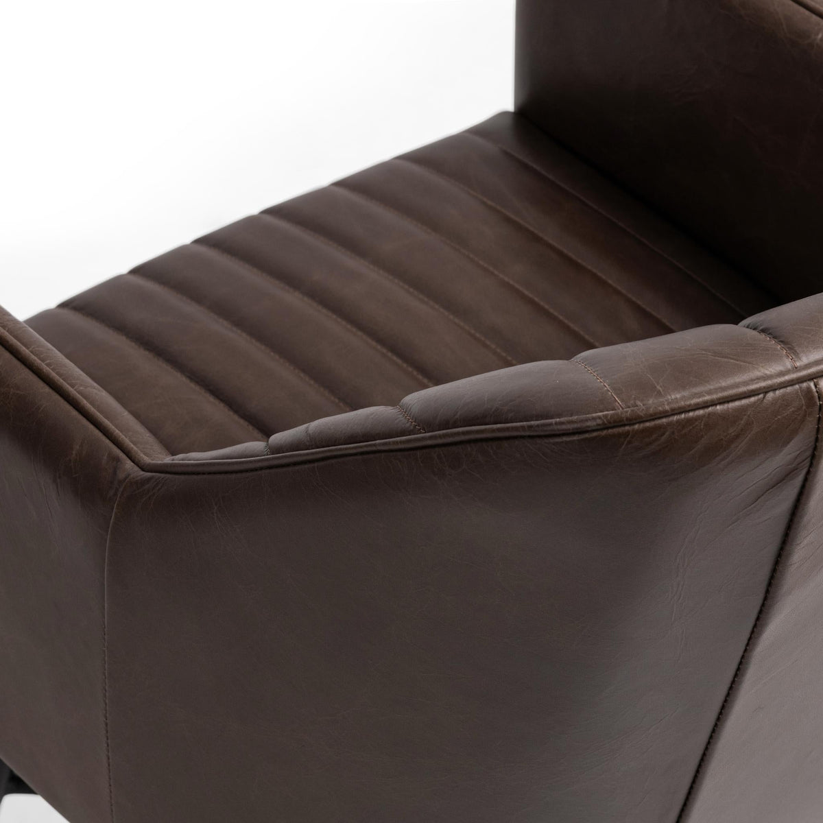 Leon Burnished Walnut Dining Chair by Classic Home at Eve Furniture