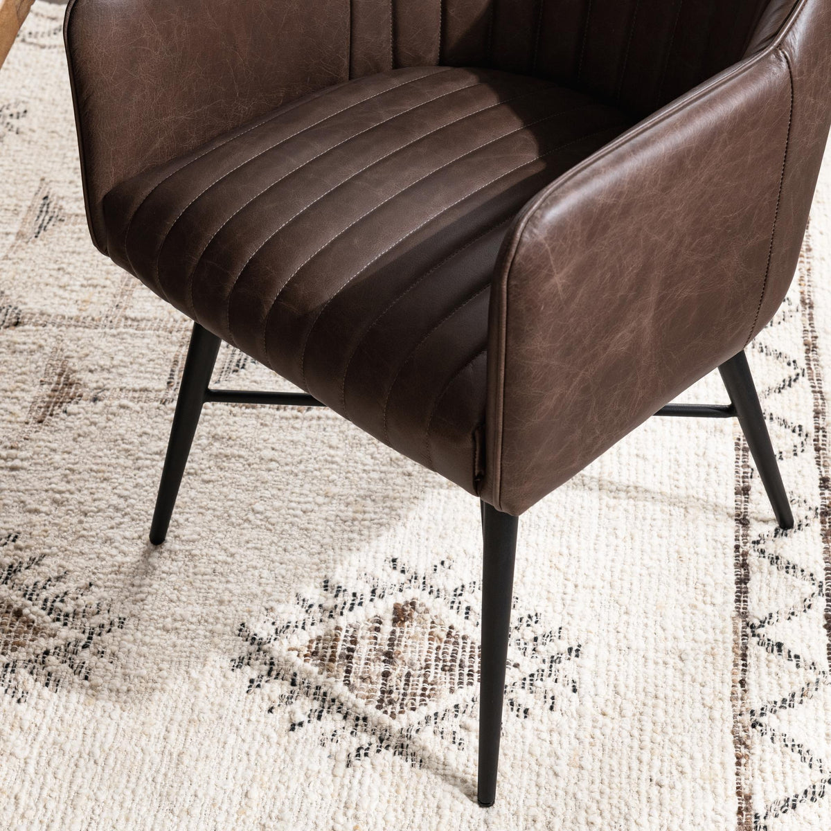 Leon Burnished Walnut Dining Chair by Classic Home at Eve Furniture
