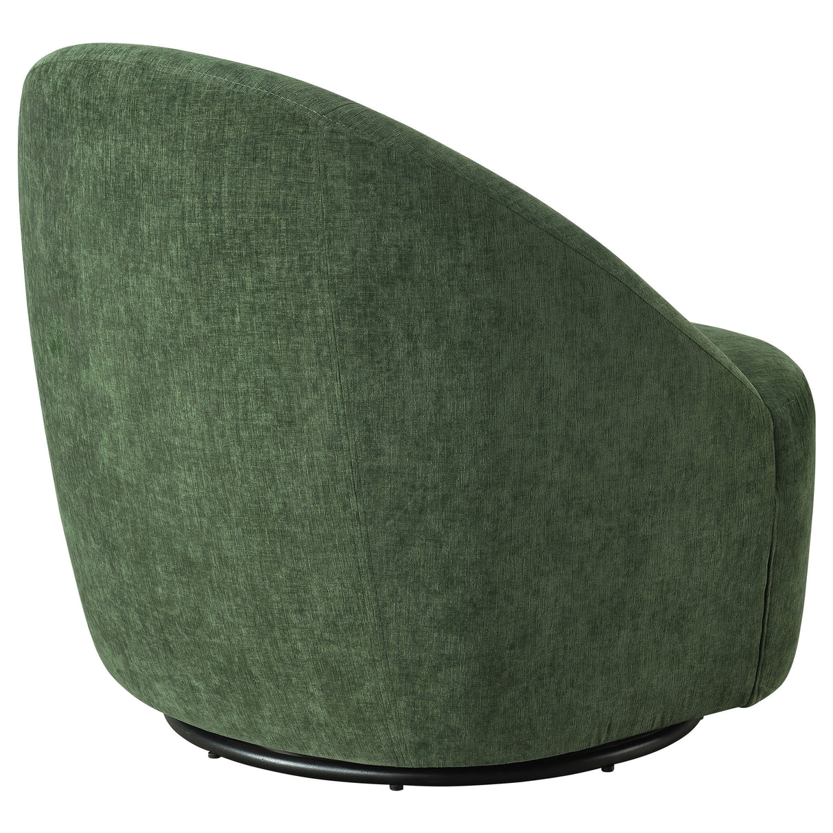Leon Green Chenille Upholstered Swivel Accent Chair by Coaster at Eve Furniture