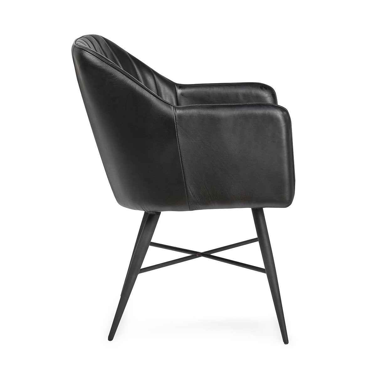 Leon Midnight Raven Dining Chair by Classic Home at Eve Furniture